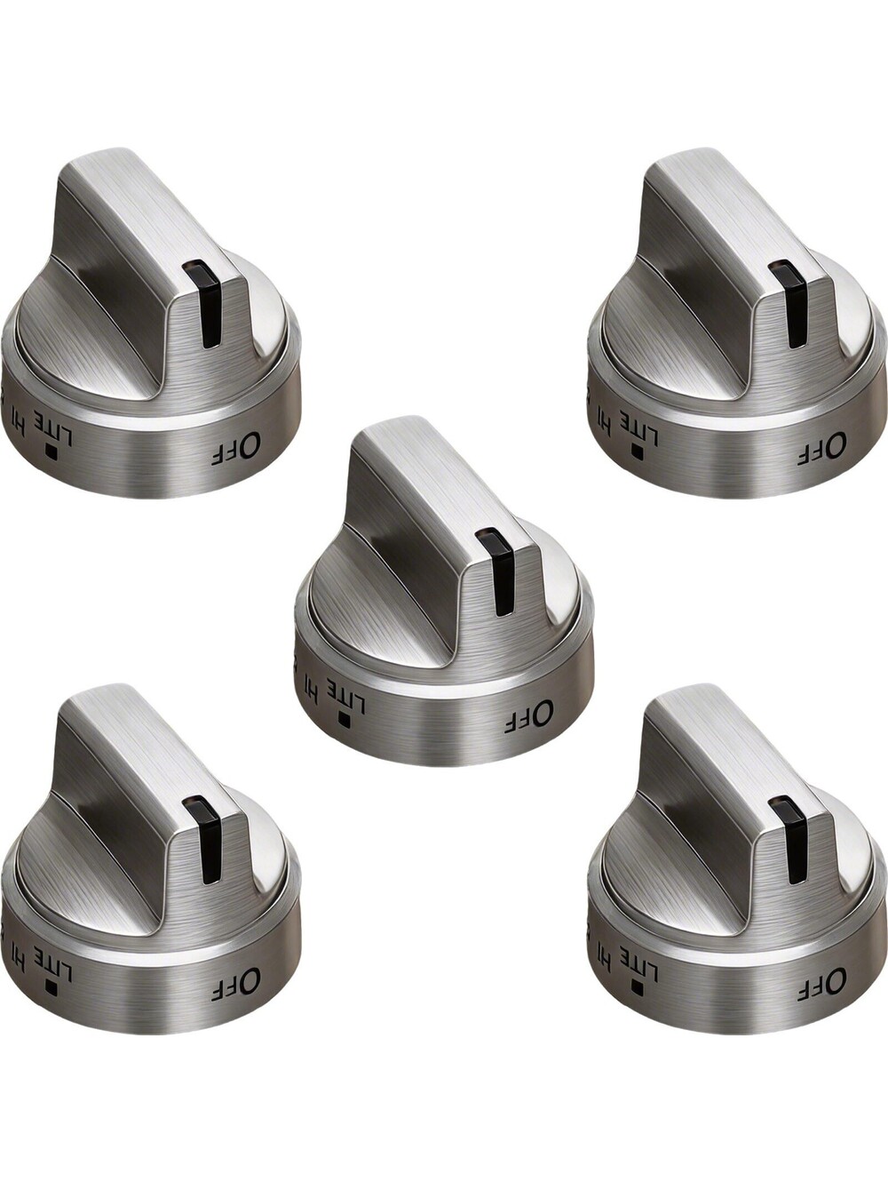 Stainless Steel WB03X24818 Gas Stove Knob for GE Gas Range, Compatible with JGB6